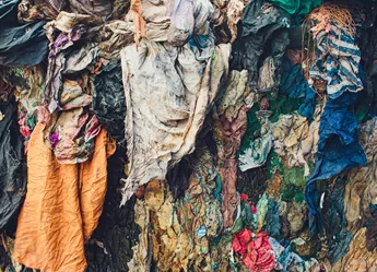 Waste fabrics from fashion industry